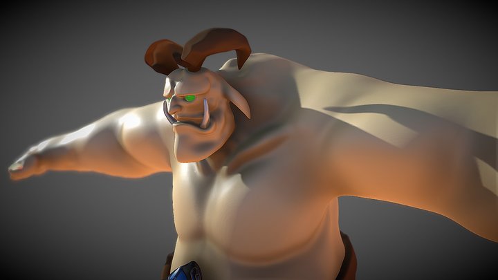Troll No Rotopo 3D Model