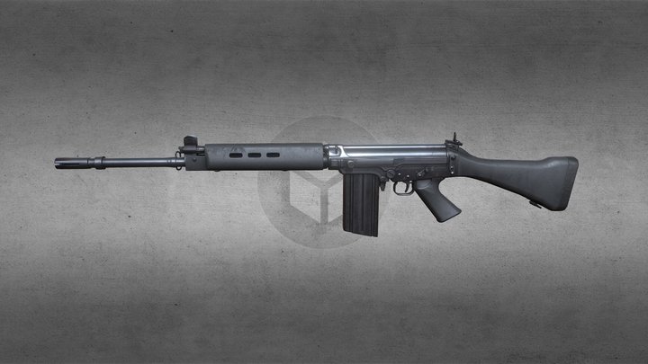 Battle Rifle – Modelo 3D gratuito STL