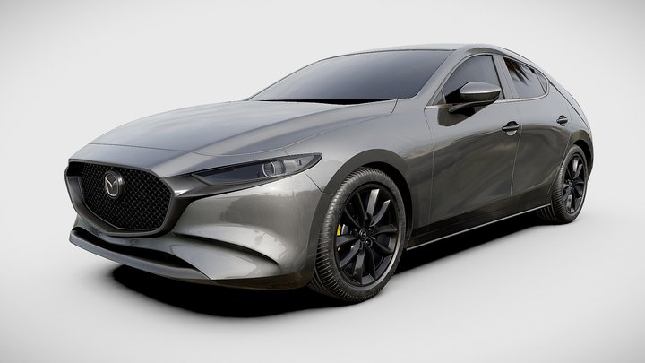 Mazda 3 Hatchback (2019) 3D Model