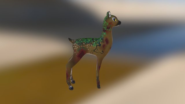 Corrupted Forest Fawn 3D Model