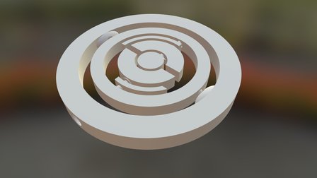Pokestop Circle 3D Model