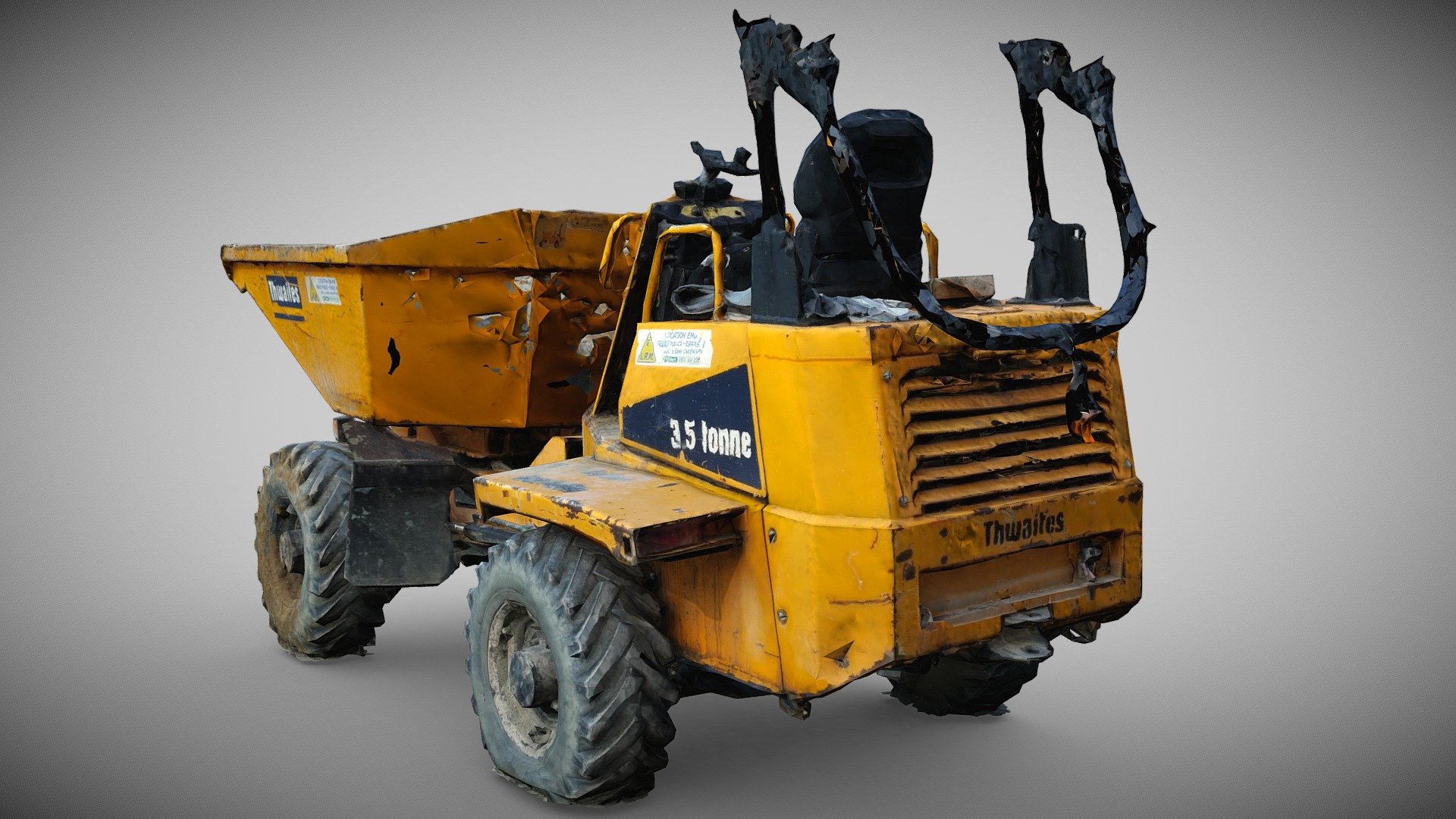 Small Dump Truck (free scan) Download Free 3D model by Léonard_Doye