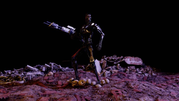 Terminator 2 3D Model