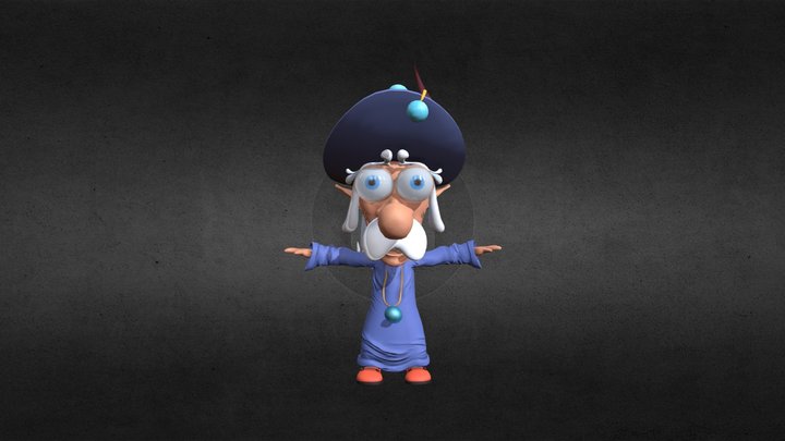 Yayaleo cartoon with animation 3D Model