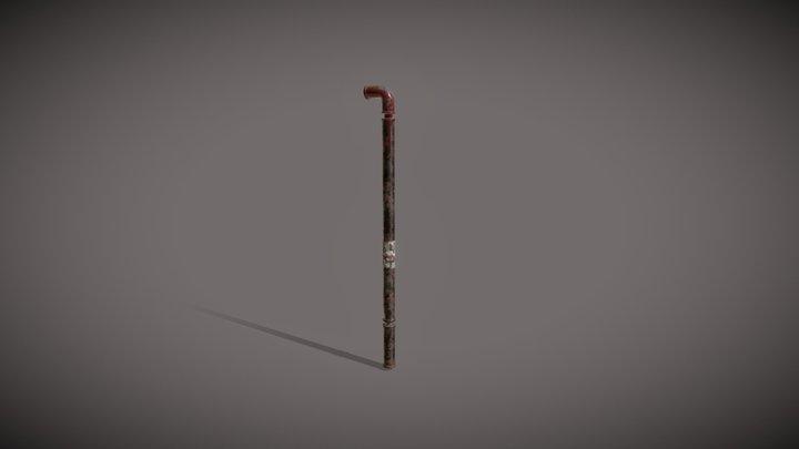 Bloody Lead Pipe 3D Model
