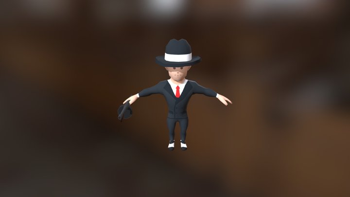 Mobster 3D Model