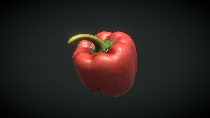 Papper vegetable 3D Model