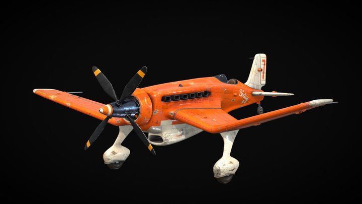 Beetsy the Plane 3D Model