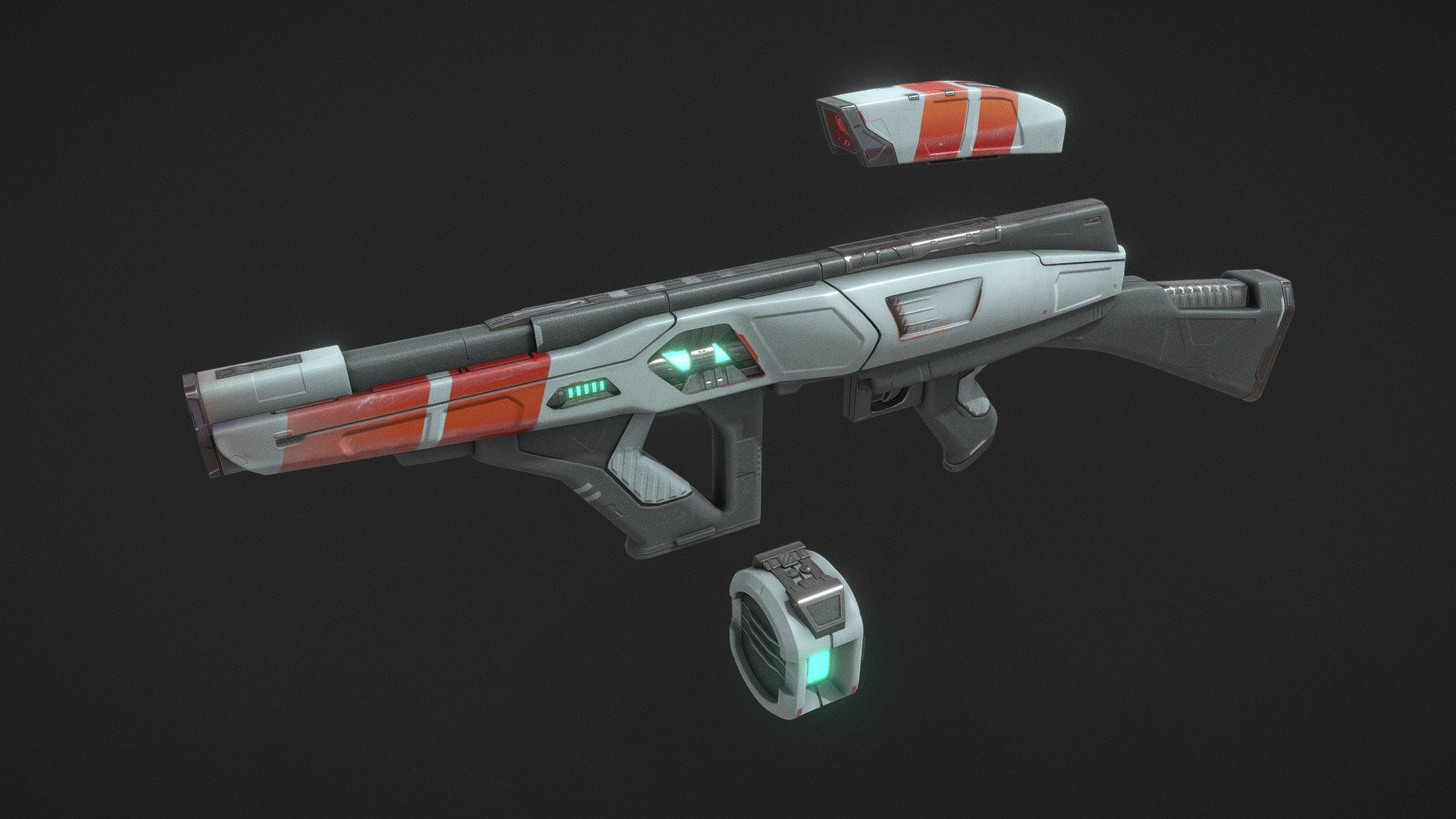 PSG-T2 Plasma Rifle - 3D model by Renham - Camilo Rojas (@renham ...