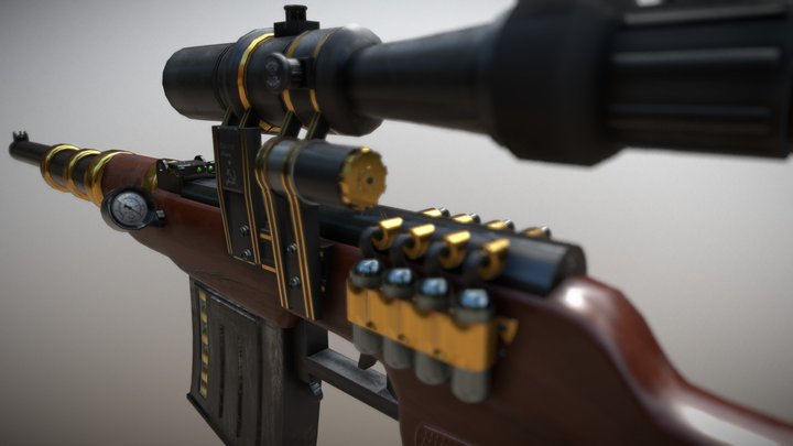 Steampunk VSS 3D Model