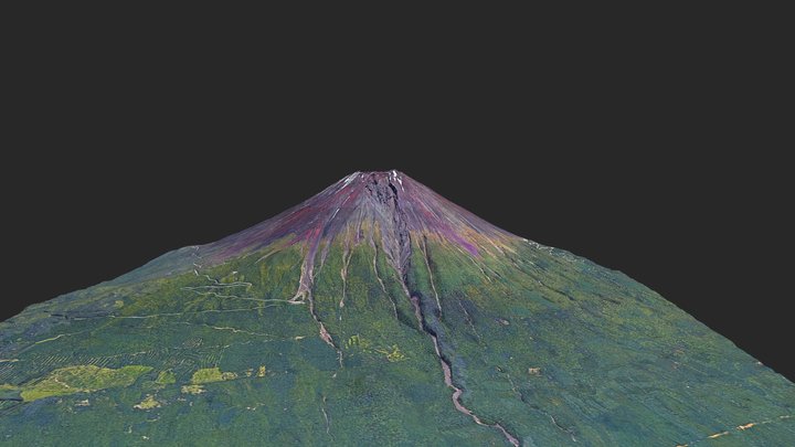 Mount Fuji - 3D Scan 3D Model