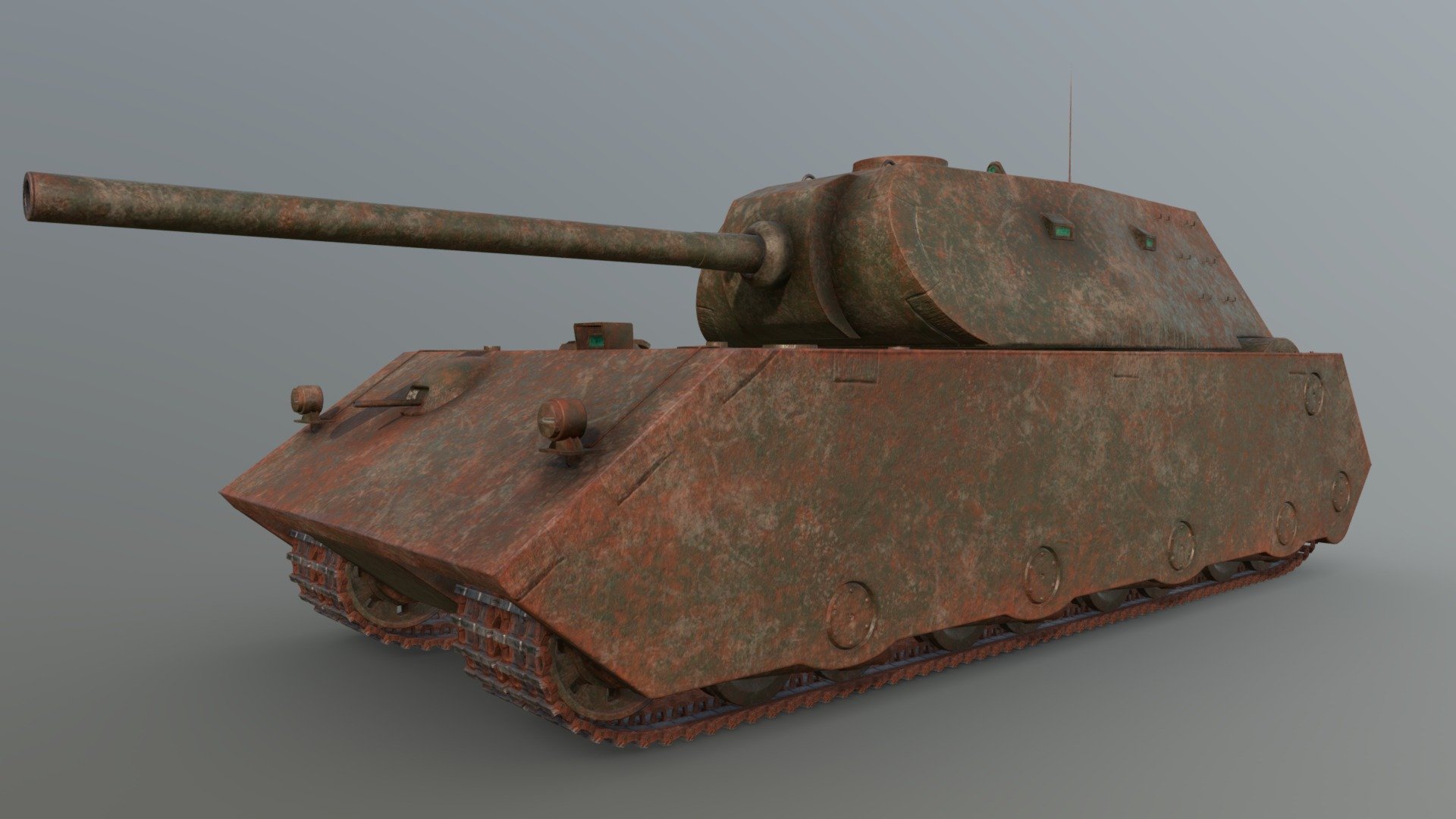 Mauschen Super Heavy Tank 3D Model By Universe UA UniverseUA 