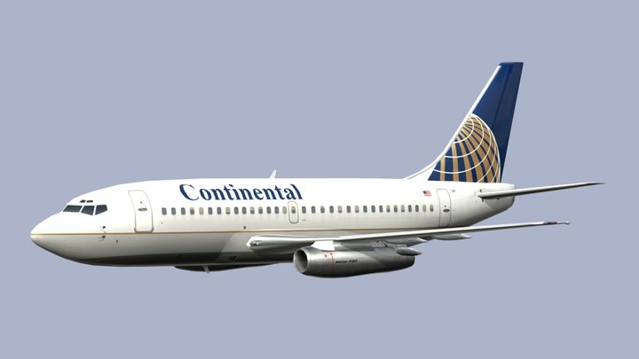 1993 Continental Airlines Boeing 737-200