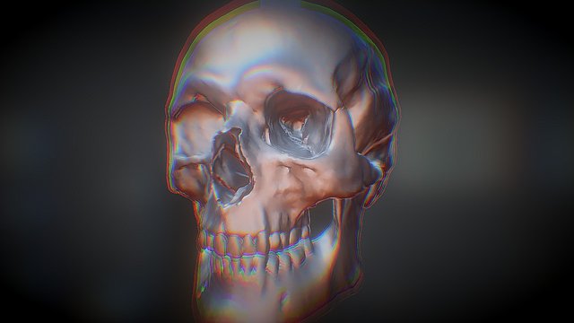Skull 100k 3D Model