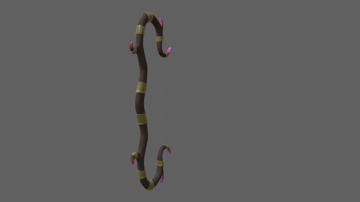Demonic Bow 3D Model
