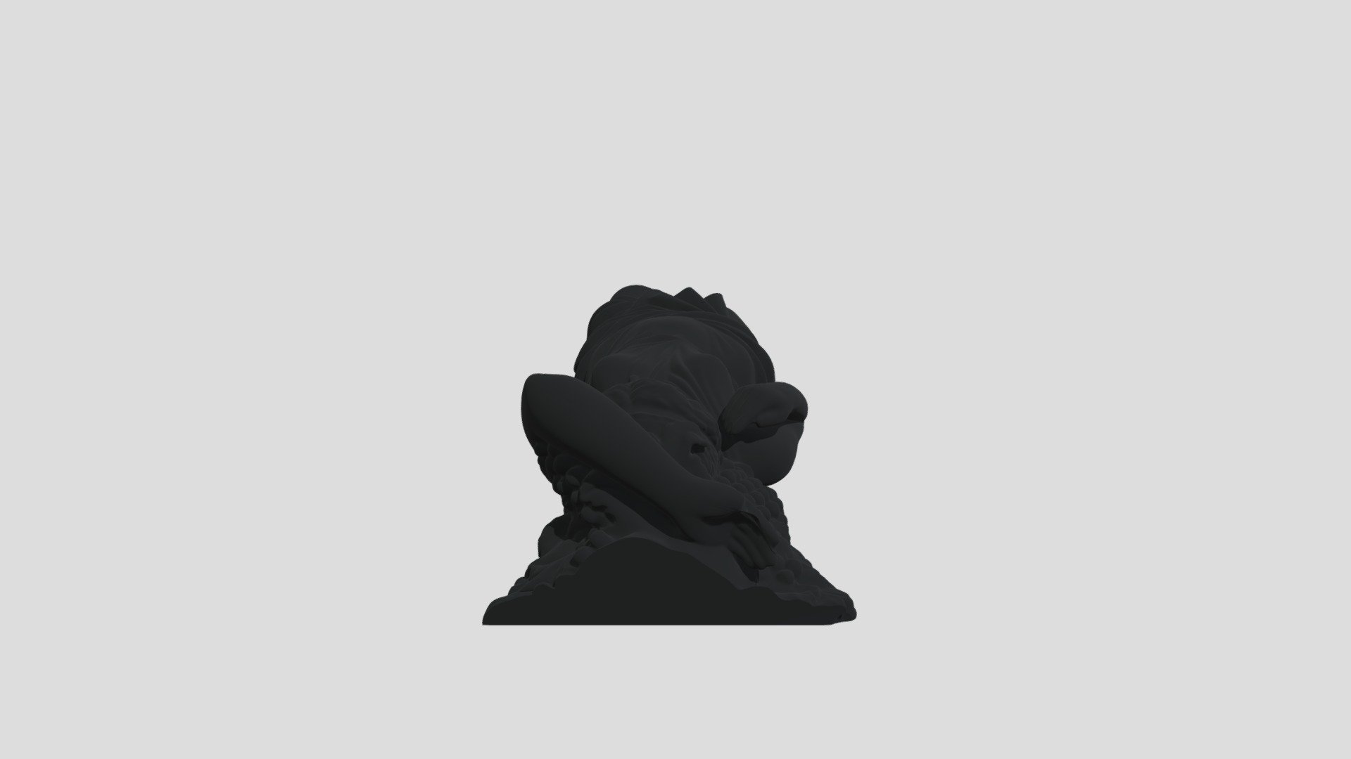 Lady With Grapes Carving