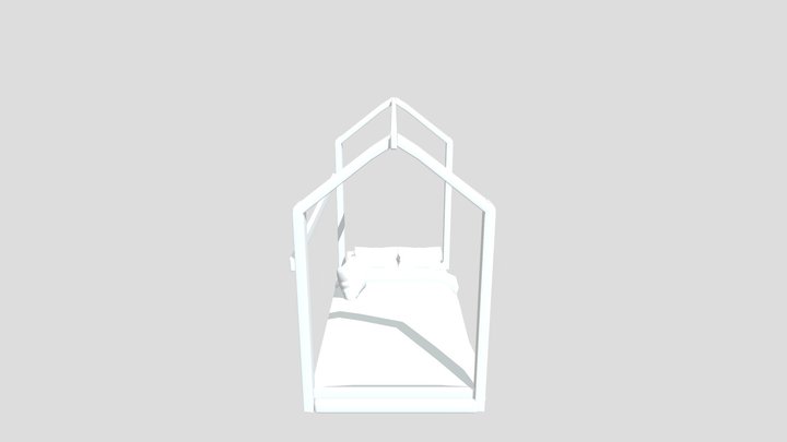 Bed Houseframe 3D Model