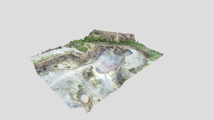 Quarry of Kamsdorf (2020) - overview 3D Model