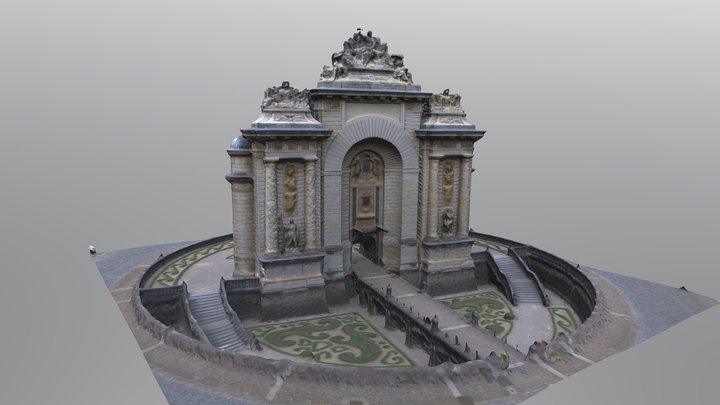 Porte de Paris 3D Model