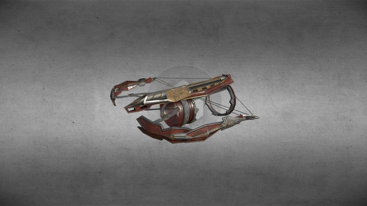 Medival folding crossbow "Biting Turtle" – Modello 3D gratuito STL