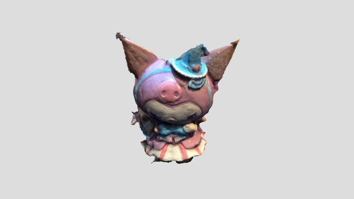 Figurine Photogrammetry 3D Model