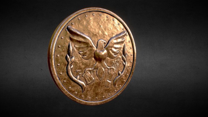 House Of Eagles Emblem 3D Model