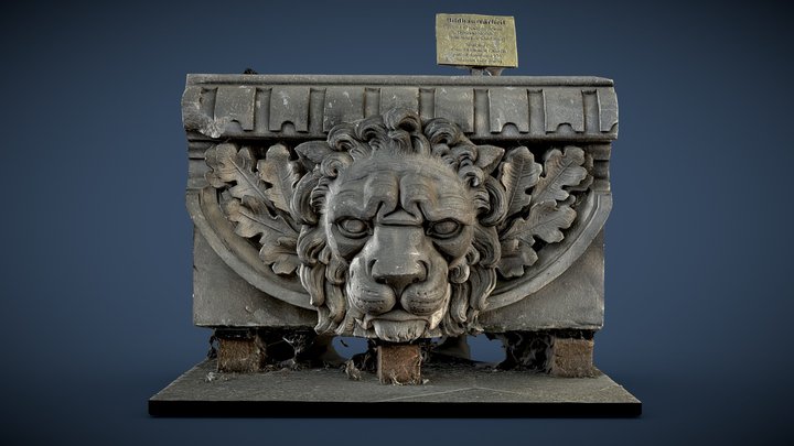 Lion Ornament, Berliner Dom, DE – Free 3D Model STL