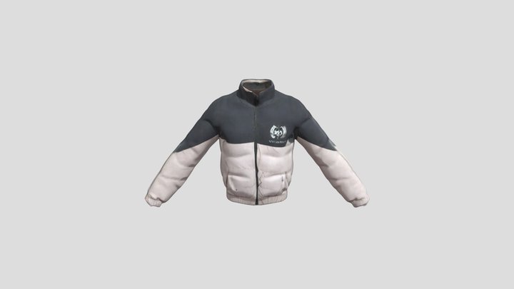 Two_Tone_Puffer_Jacke_0223143952_texture_fbx 3D Model