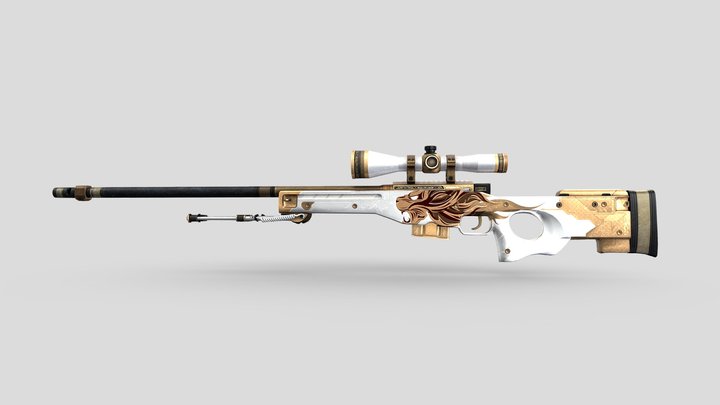 AWP | King's Light 3D Model