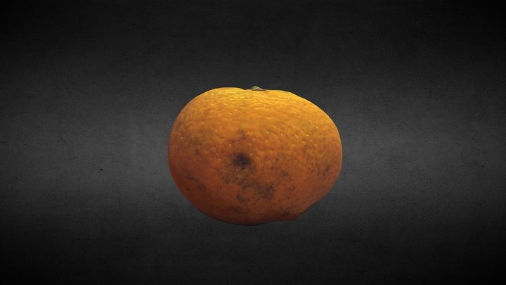 Fresh Tangerine 3D Model