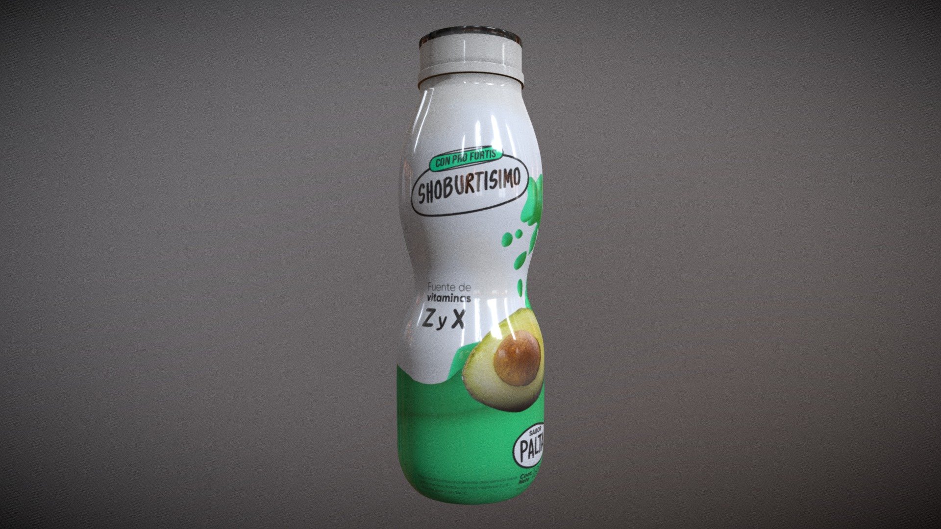 Plastic Yogurt Bottle