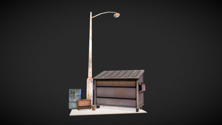 Props Animation The Gardener 3D Model