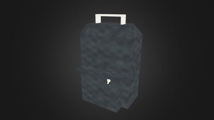 Simple Backpack 3D Model