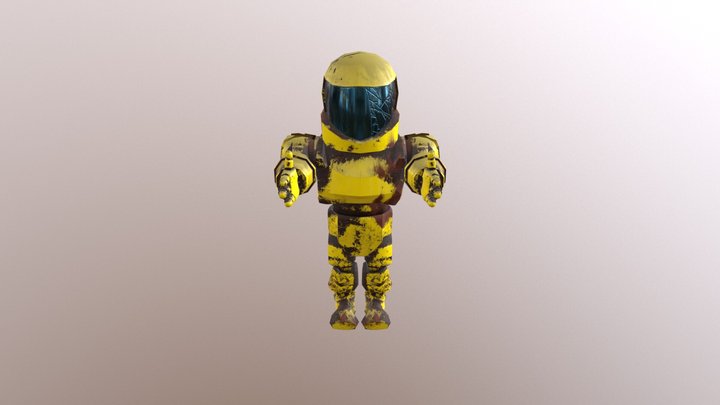 Deep Diver 3D Model