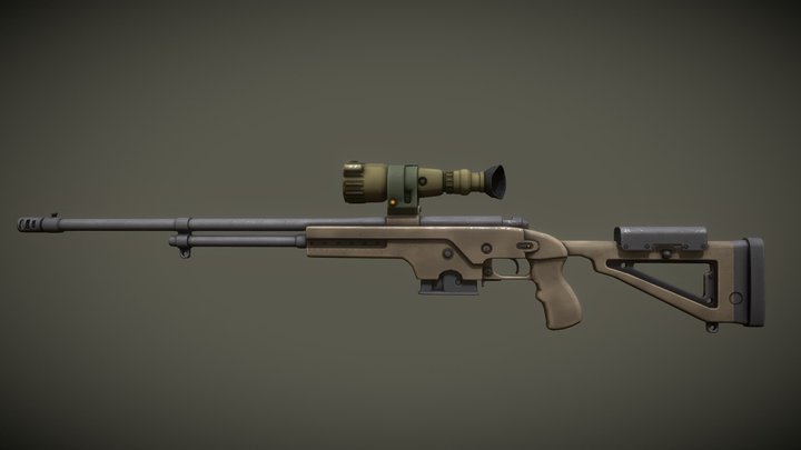 Sniper – Modelo 3D gratuito STL
