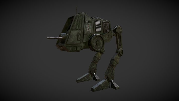Mecha Camo Green 3D Model