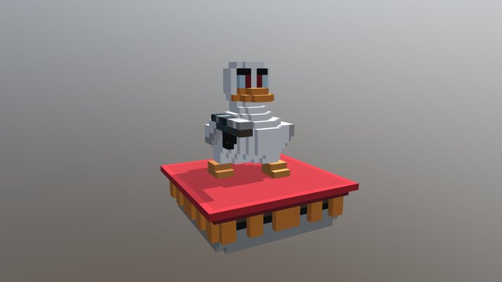 White Duck 3D Model