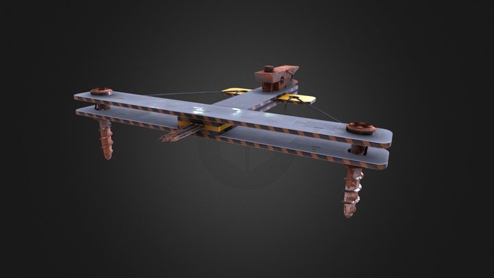 Crossbow Weapon 3D Model