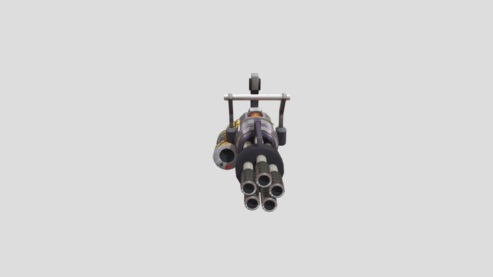 chicken gun space minigun – Modelo 3D gratuito STL