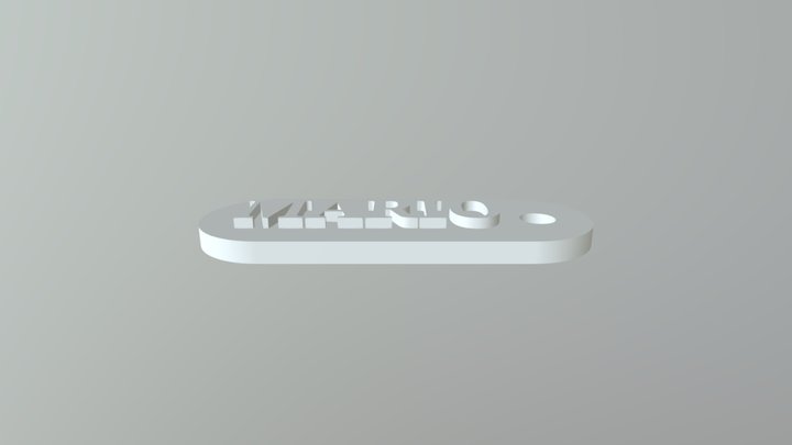 Key Chain "MARIO" 3D Model