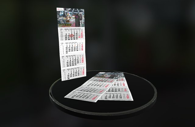 Druckerei Brüggmann - 4M Kalender 3D Model