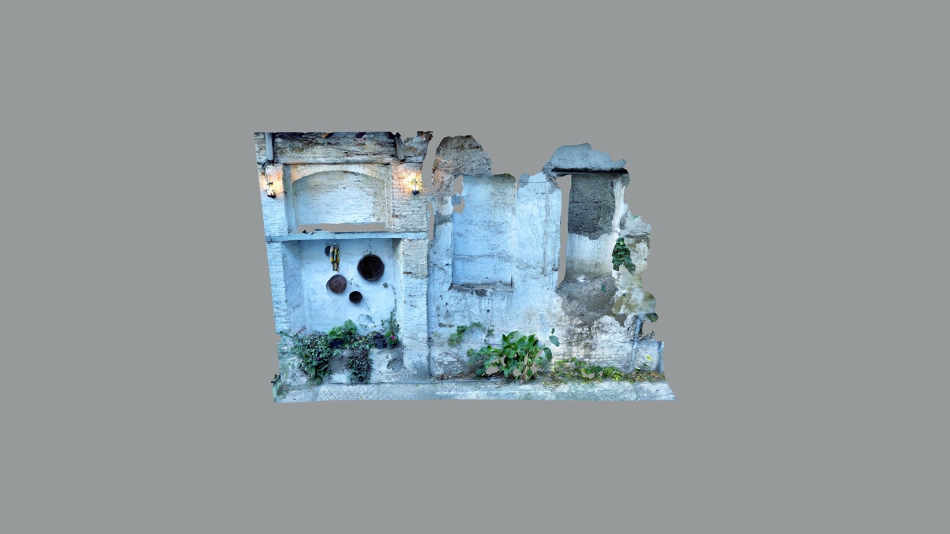 A  scanned wall in Rasht