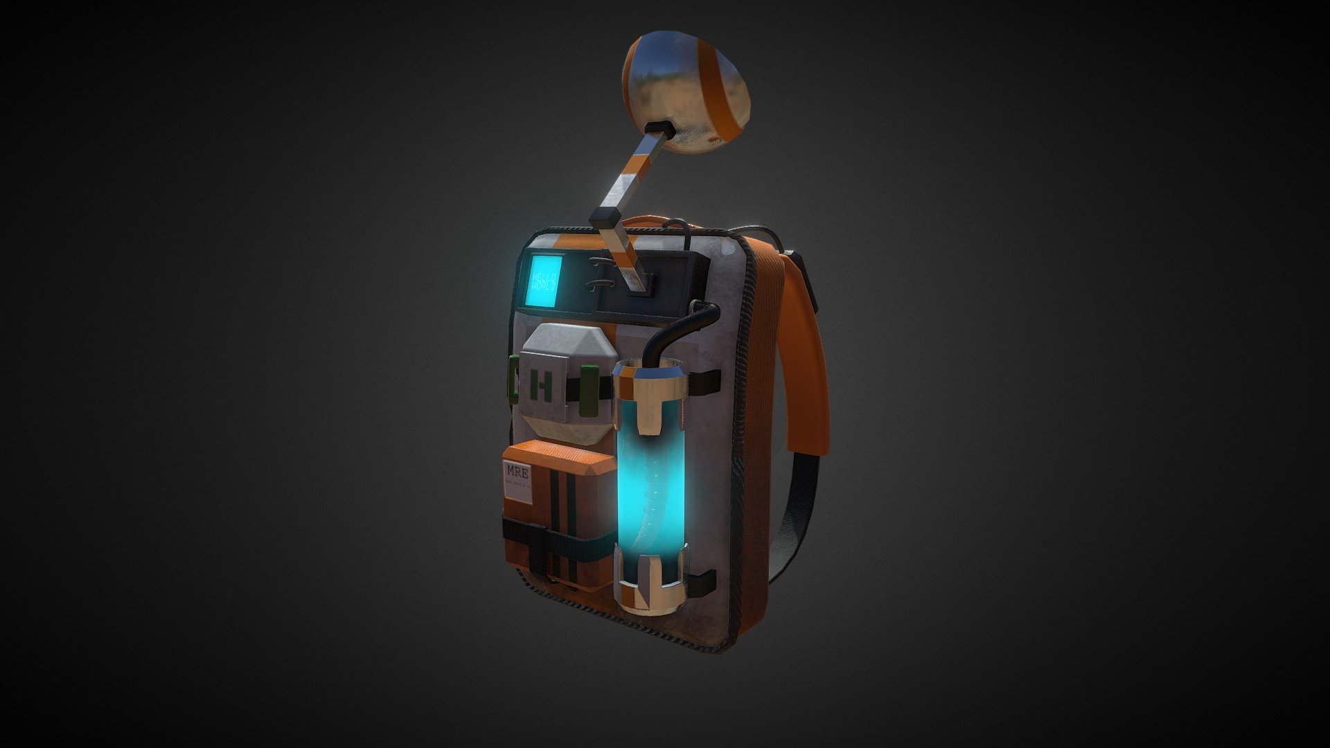 Scifi Scout Backpack - 3D model by Josh McAvoy (@McAvoyDesign) [ac879a5 ...