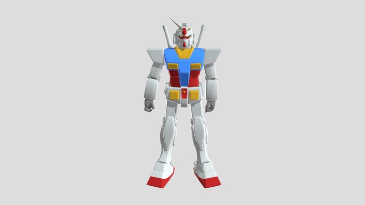 Gundam Rx 78 3D Model