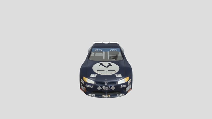 Pontiac Grand Prix Racecar 3D Model