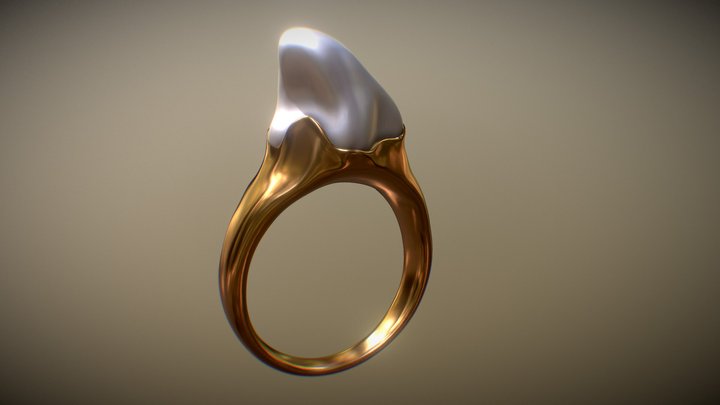 Pearl ring 3D Model