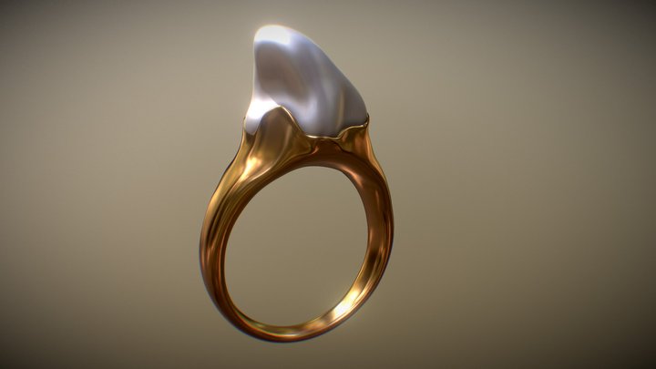 Pearl ring 3D Model