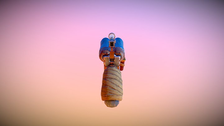 Cool Stylized Shotgun 3D Model