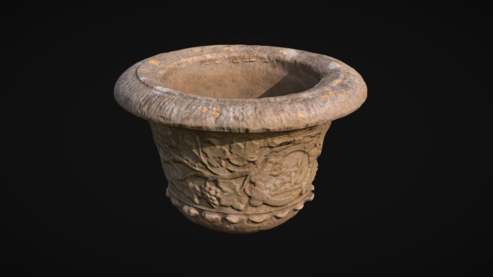 Garden Pot 3D Model