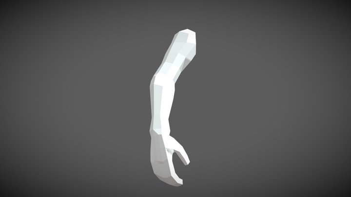 Lowpoly Arm 3D Model